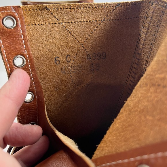 Chippewa Women's Vintage Leather Lace Up Work Winter Boots Sz 6 C - Picture 7 of 10